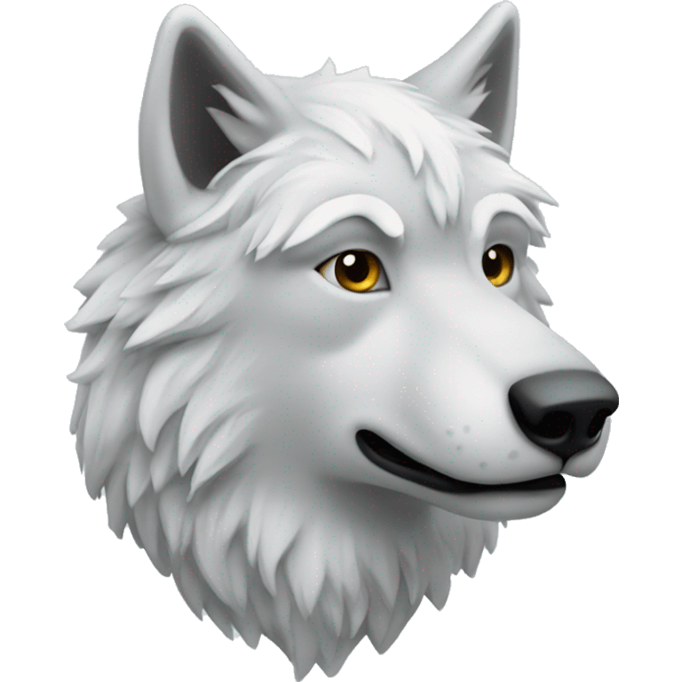 Loup de glace emoji