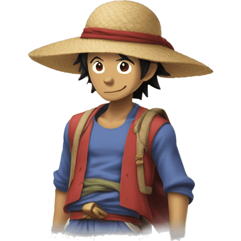 adventurous asian who has the ideals of the adventures of sinbad the anime and luffy from one piece emoji