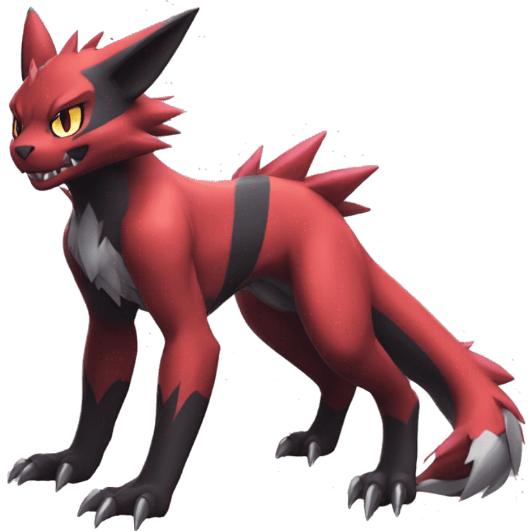  Kawaii Edgy Cool Beautiful Guilmon-Torracat-Zoroark full body emoji