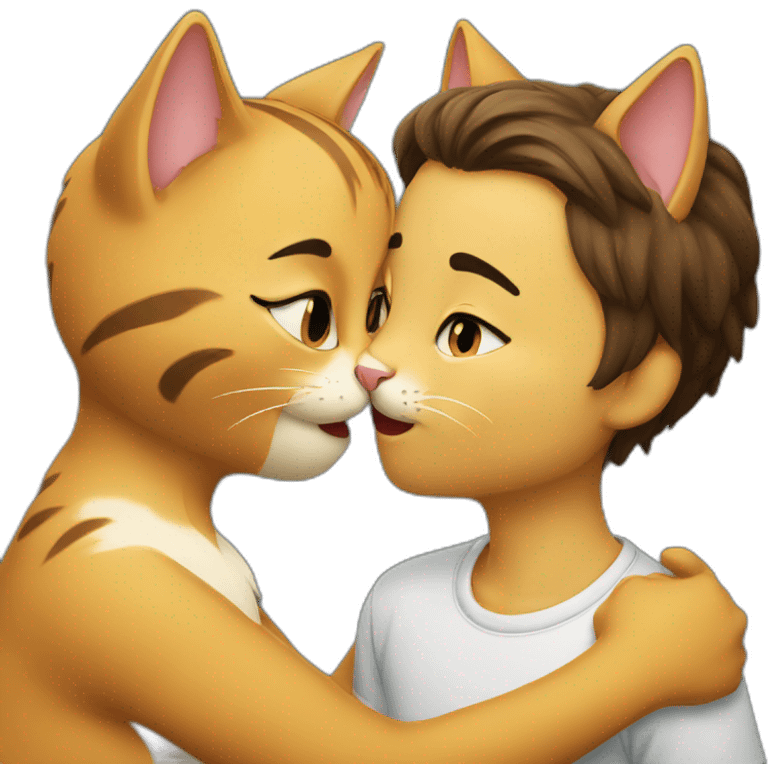 Cat kiss emoji