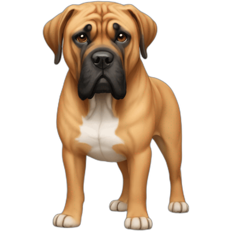 bullmastiff colère emoji