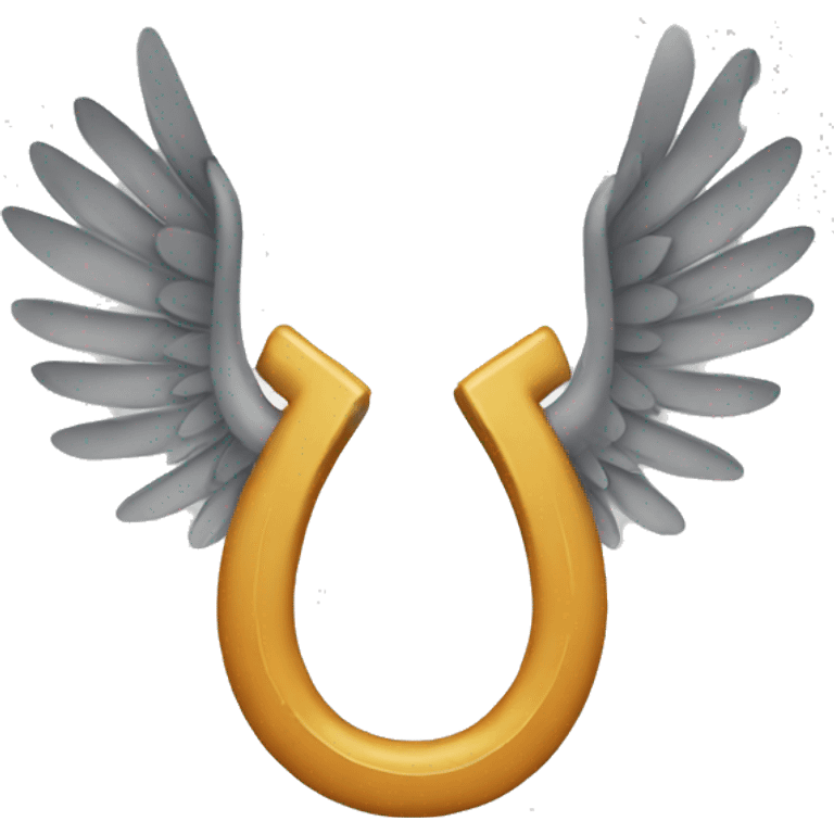 horseshoe with wings emoji