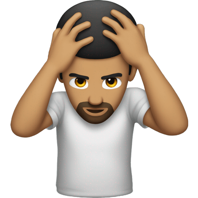 drake with his hands over his head emoji