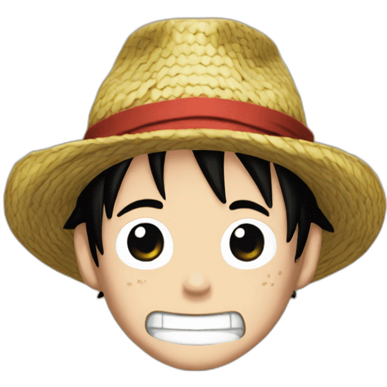 One piece Luffy emoji