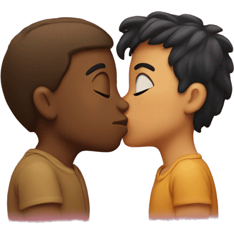 Smooching emoji