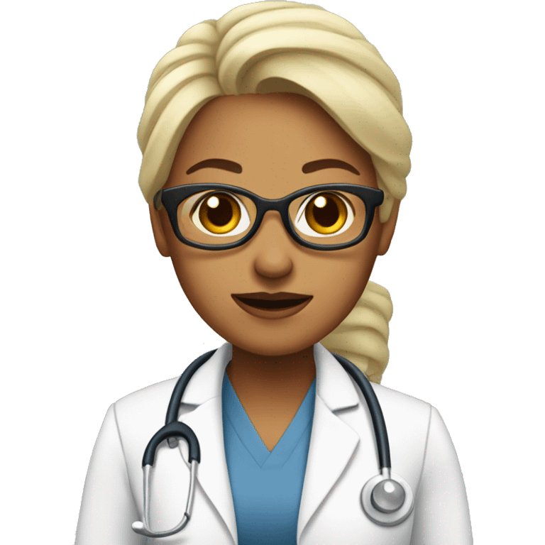 doctora piel clara emoji