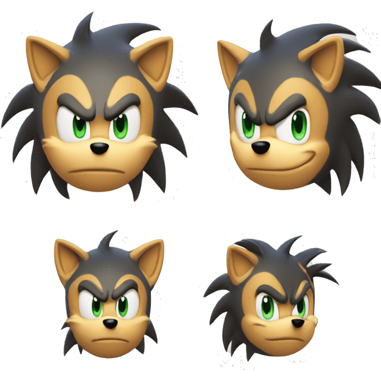 Sonic the hedgehog emoji