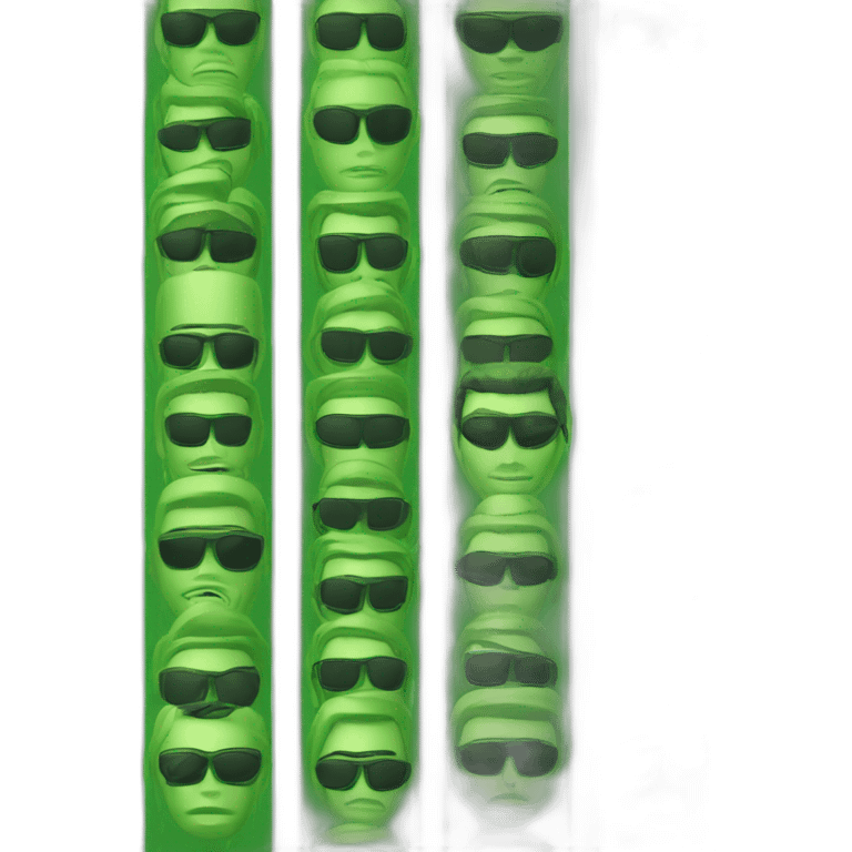 The Matrix Dark screen with green characters emoji