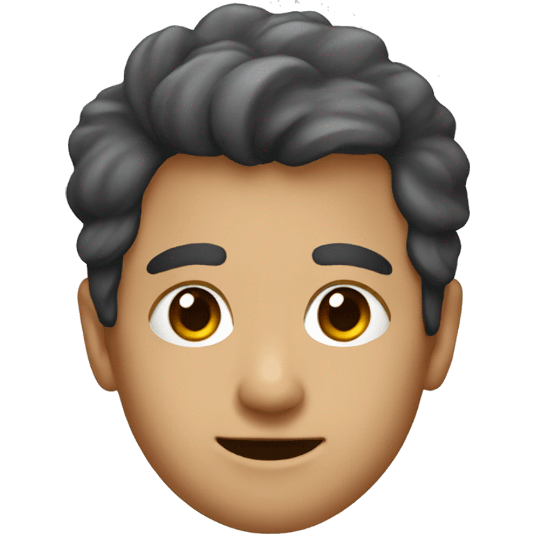 portrait of a male with mole emoji