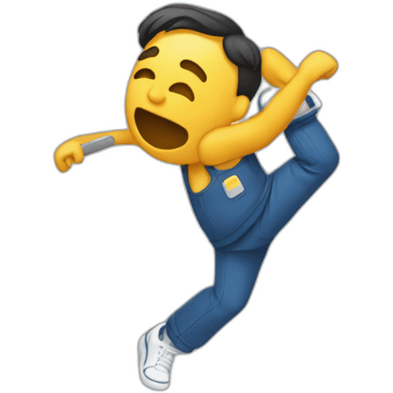 Une personne qui fais un dab emoji