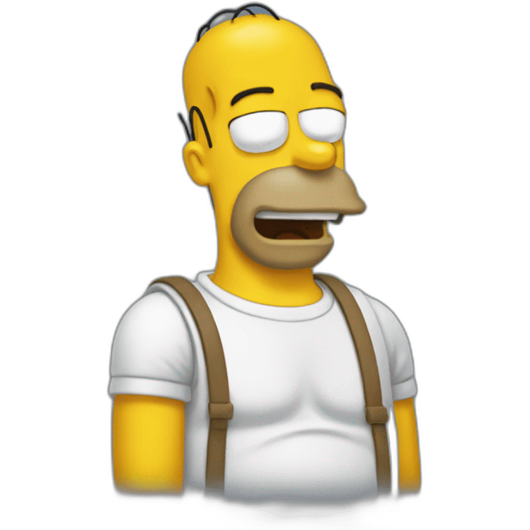 Homer qui pleure emoji