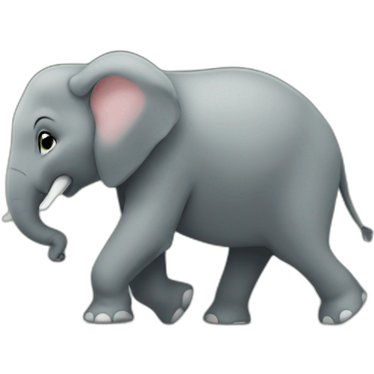 Éléphant-danse emoji