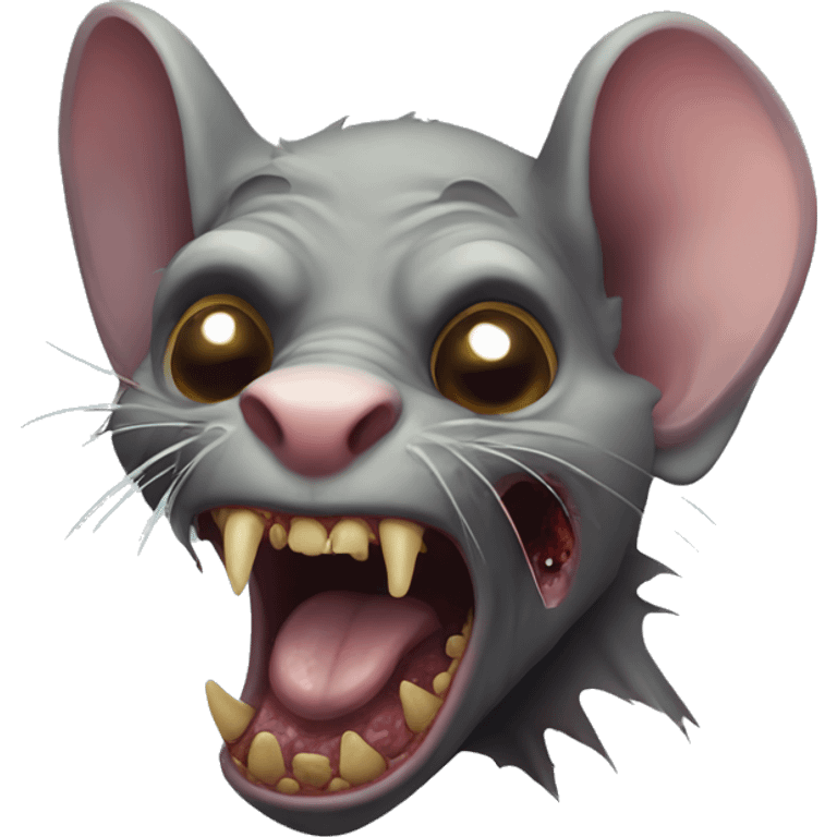 nasty rat zombie  emoji