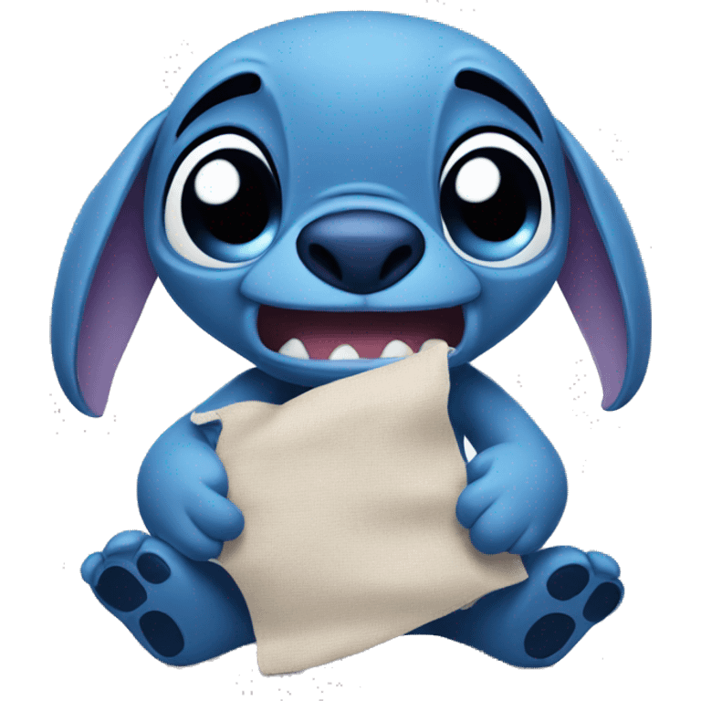 Stitch triste emoji