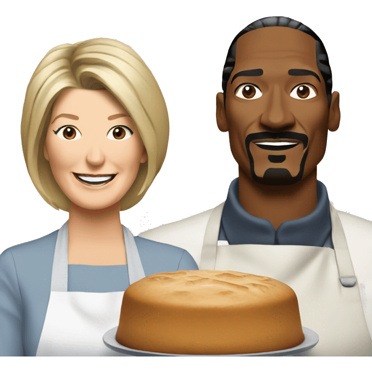 martha stewart and snoop dog baking emoji