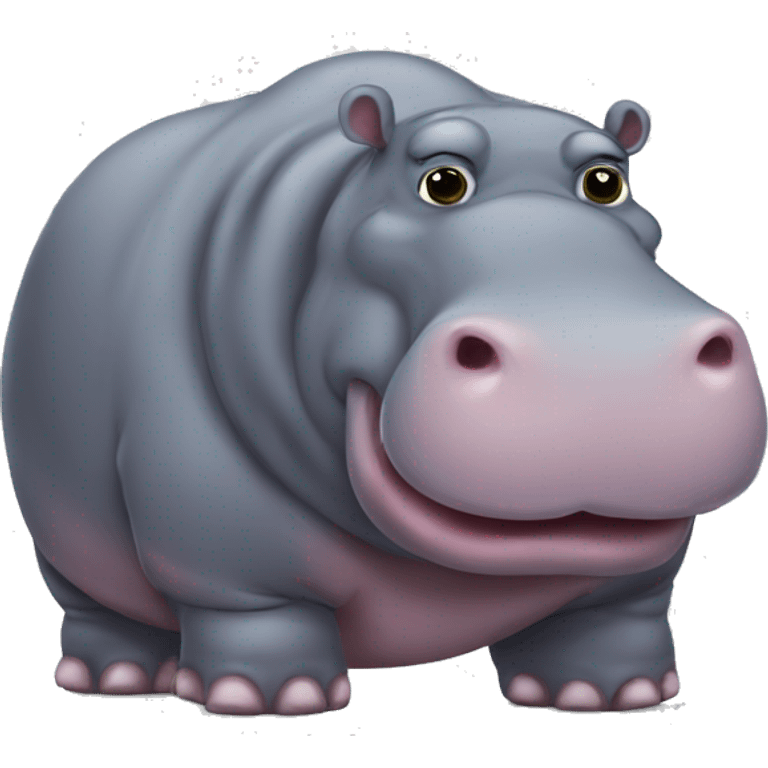 Fat hippo  emoji