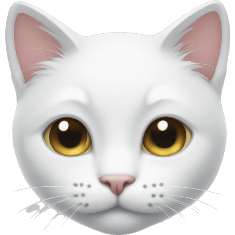 white cat face emoji