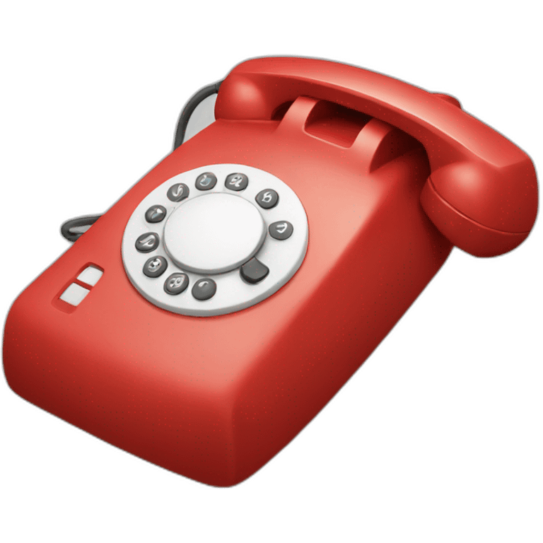 Red phone emoji