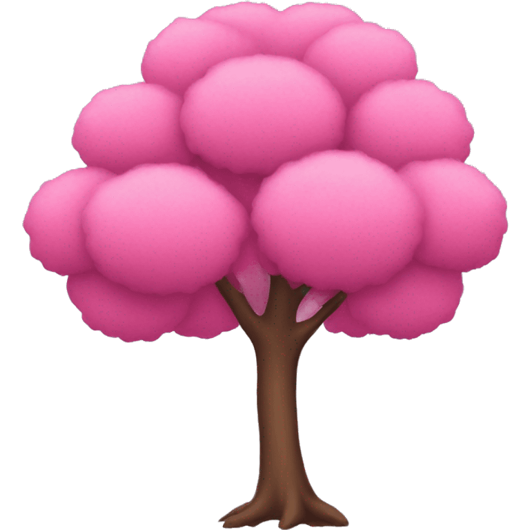 Pink tree  emoji