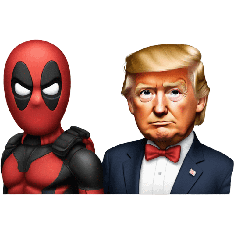 Deapool and Donald Trump  emoji