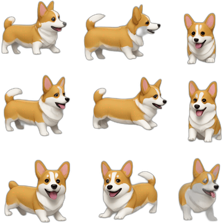 long, legos, corgis, frolic emoji