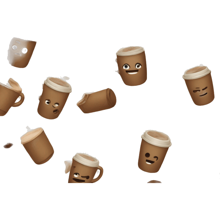 Cute coffee emoji