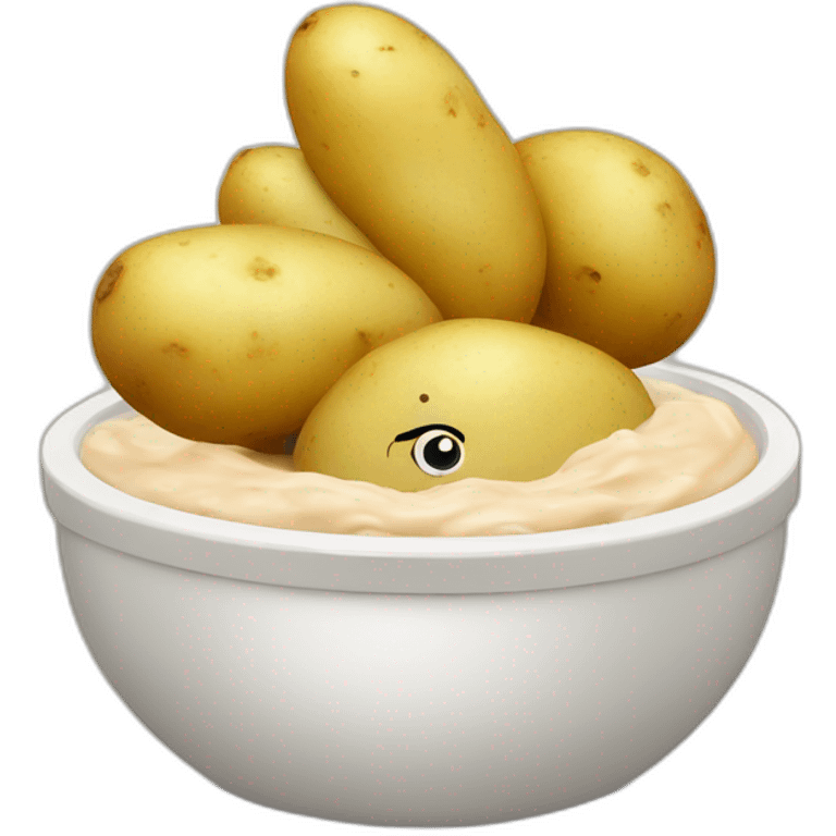 potatoes with dip emoji