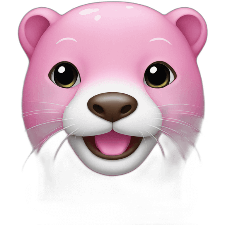 pink otter emoji