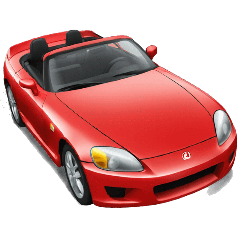 red honda s2000 convertible emoji