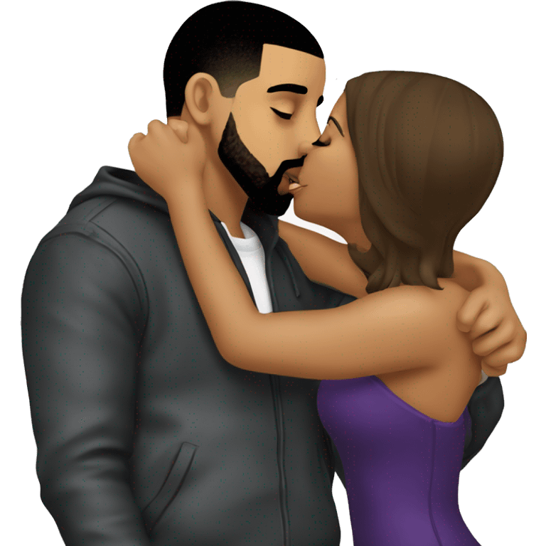 drake kissing p diddy emoji