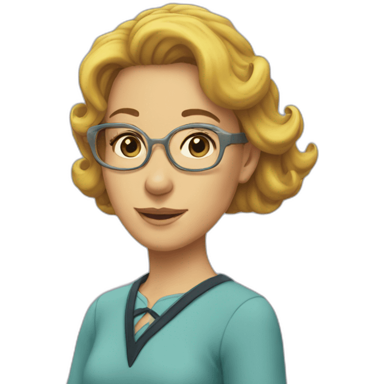 liz-from-magic-school-bus emoji