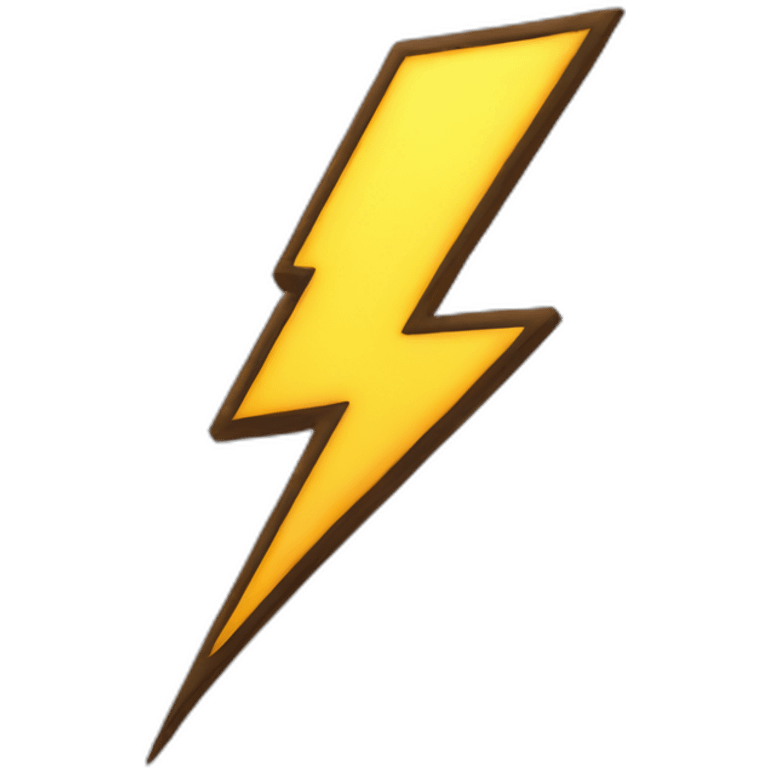  Lightning bolt emoji