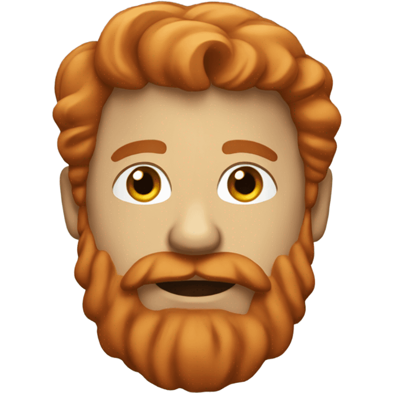 man with red hair and beard emoji