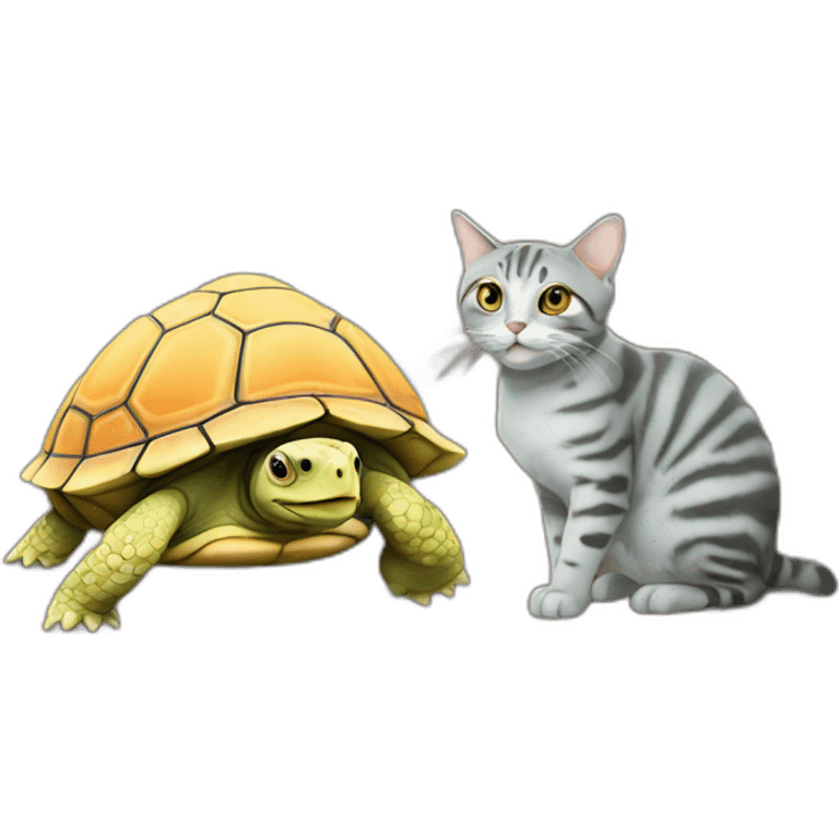 Tortues with cat emoji