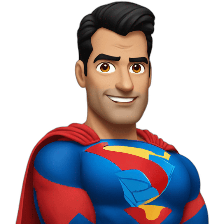 Salman Khan as superman emoji