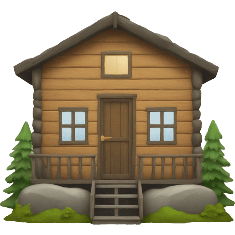 summer camp cabin emoji