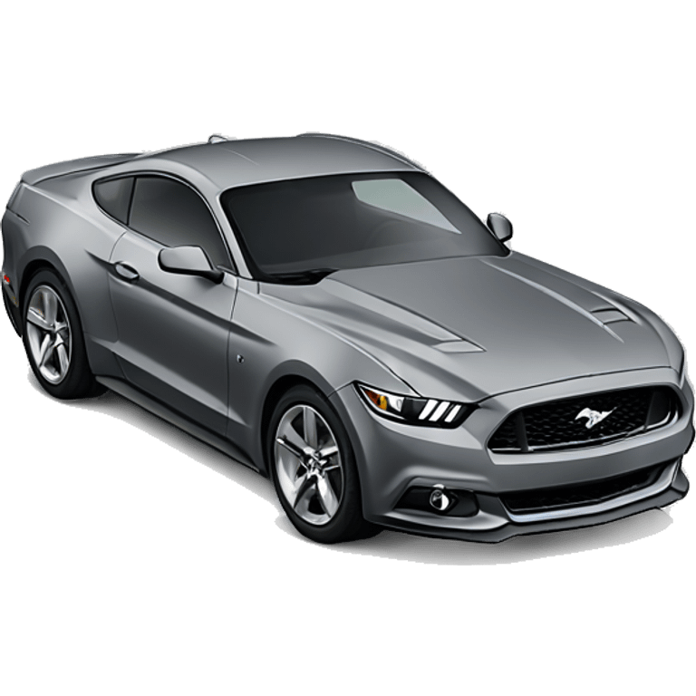 2017 ford mustang gray emoji