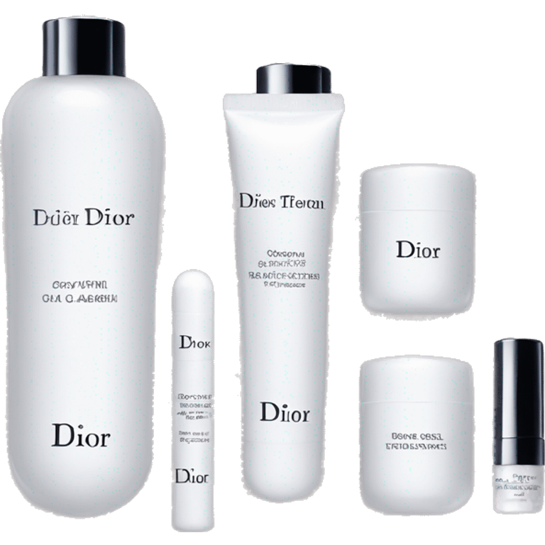 Dior skin care Kit emoji