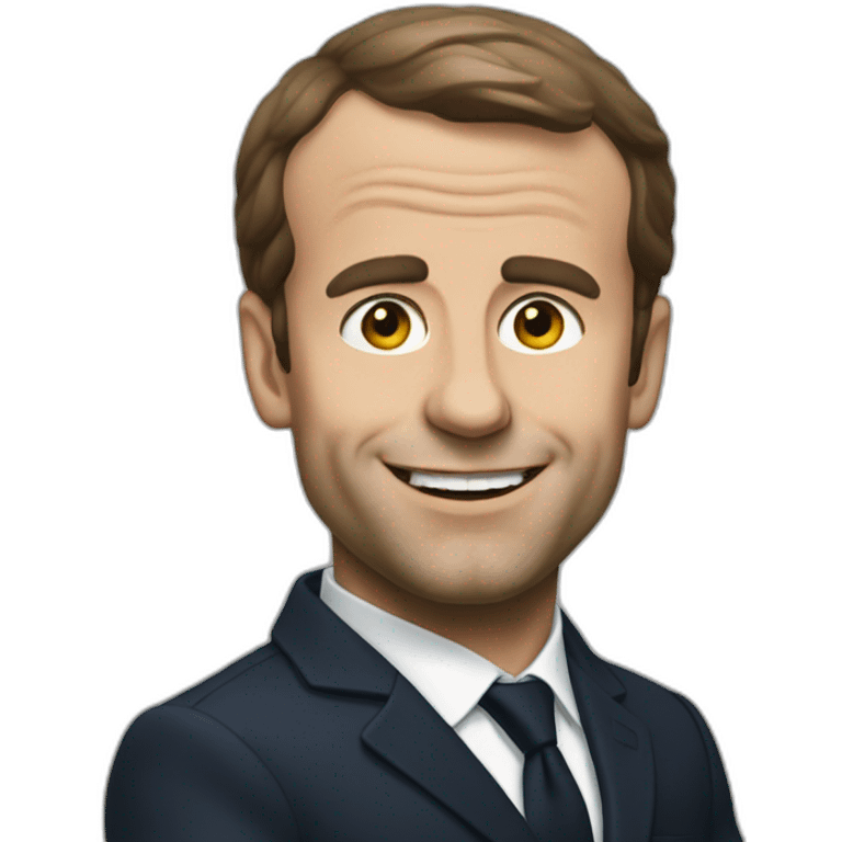 MACRON EN PLEUR emoji