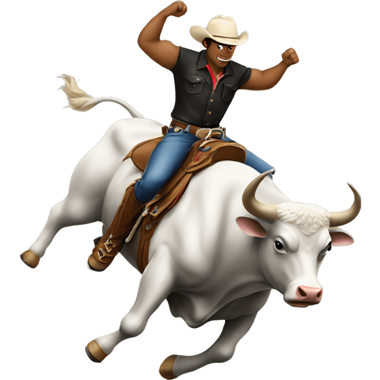 Bull riding  emoji