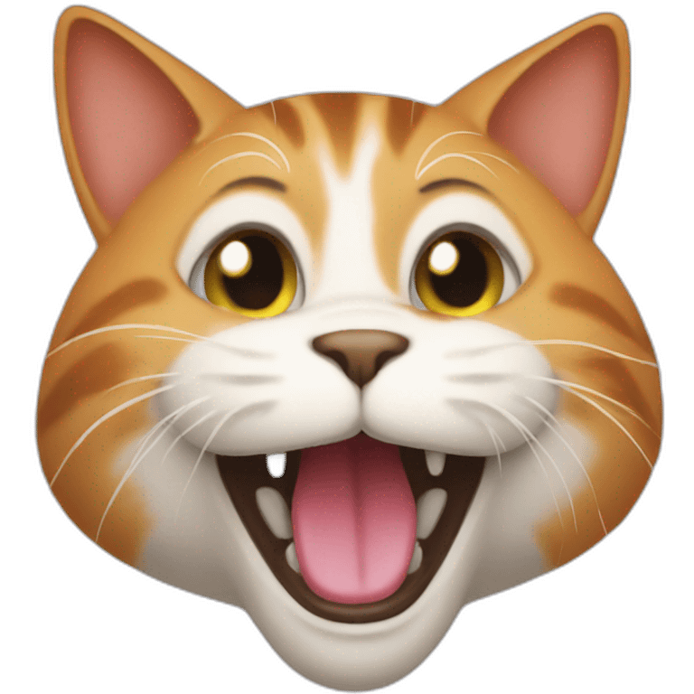 Silly cat emoji