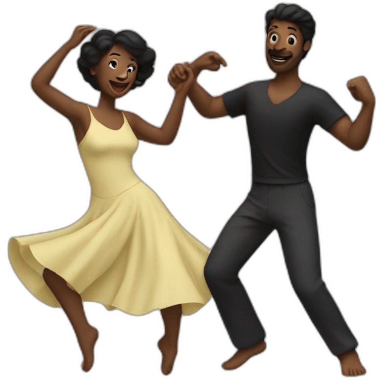 2 people dancing emoji