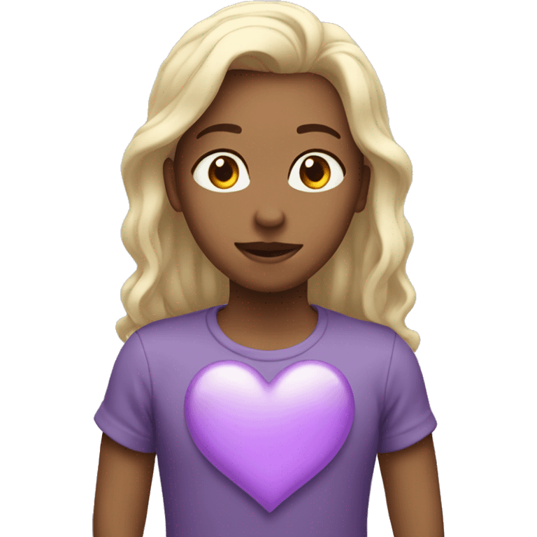 pastell purple heart emoji