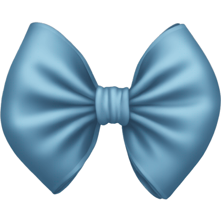 Dusty blue bow emoji