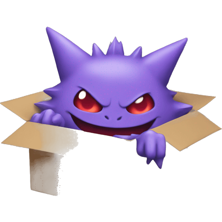 Gengar in the box  emoji