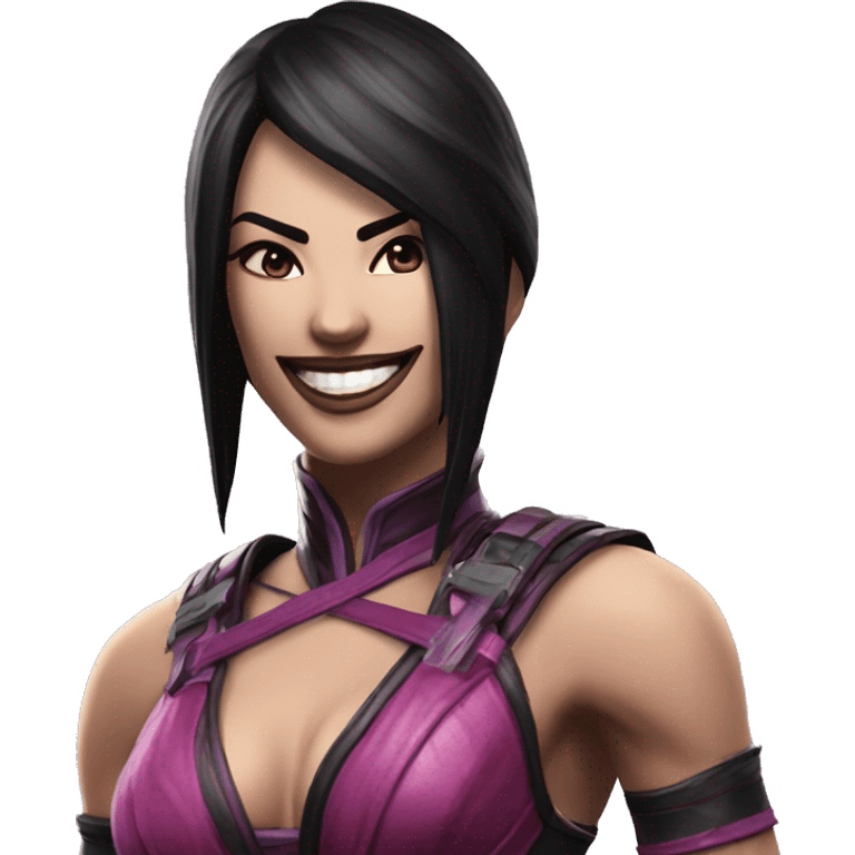 happy mileena from mortal kombat 10 emoji