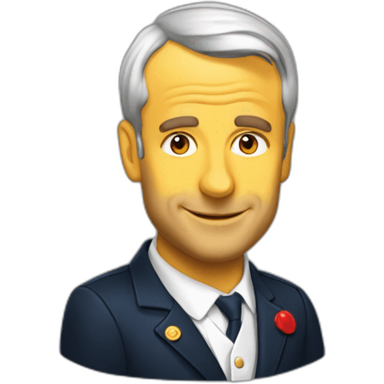 Emanuel  Macron bière emoji