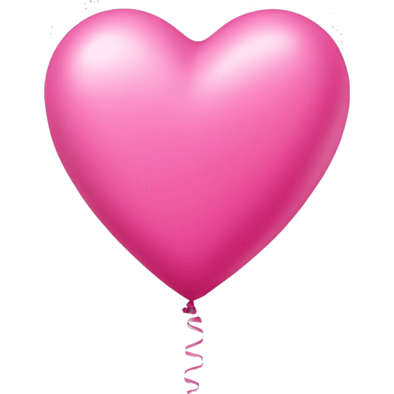 Balloon pink heart emoji