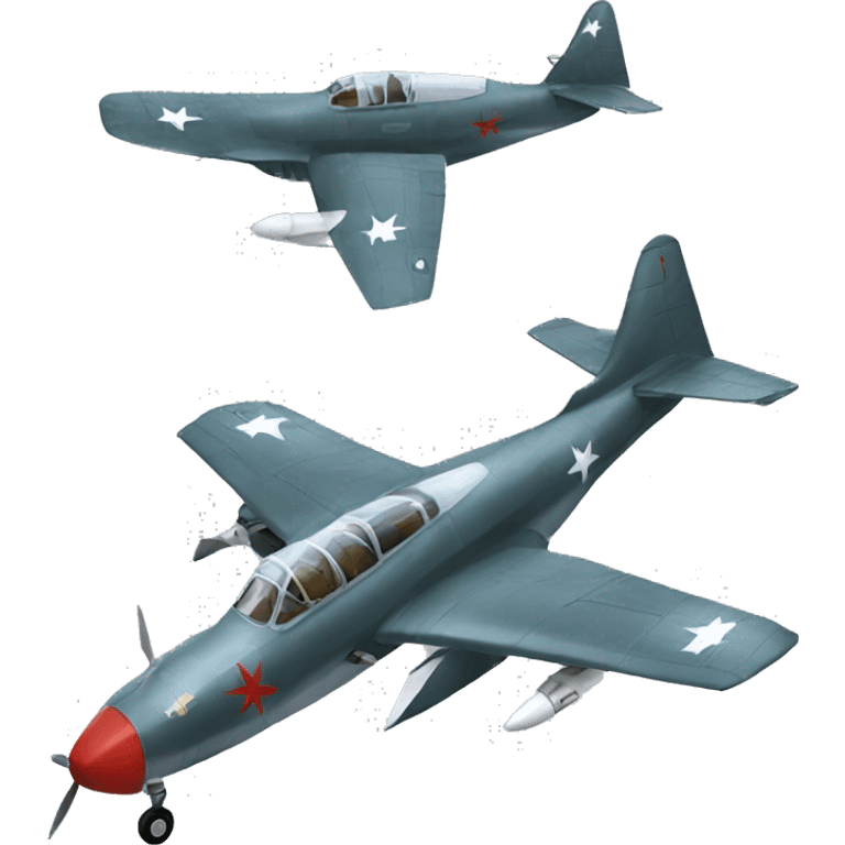 Yak-1 fighter plane emoji