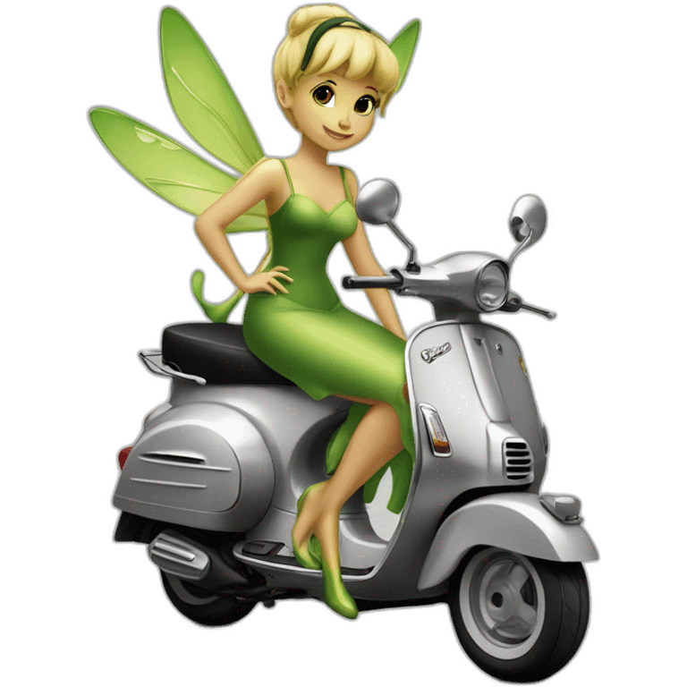 vespa black and tinkerbell emoji